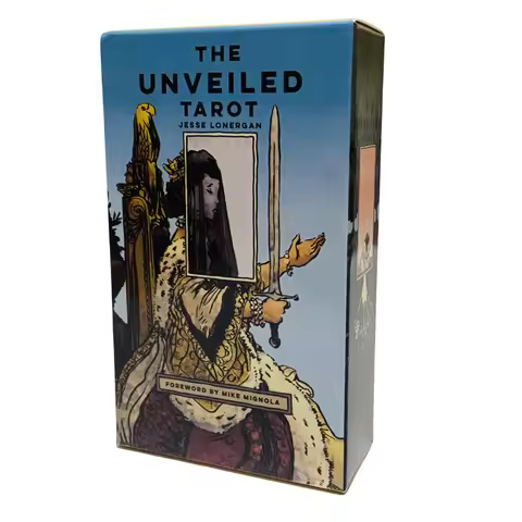 The Unveiled Tarot cards 80pcs English Fortune Telling Tarot Deck Family Party Leisure Table Game (w