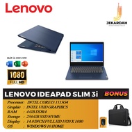 laptop lenovo ideapad 3 14itl6-core i3 1115g4-ram 4gb/256gb full hd - blue