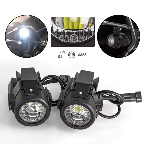 40W Motorcycle LED Fog Light Auxiliary Assembliy Universal Universal Auxiliary Light Waterproof Univ