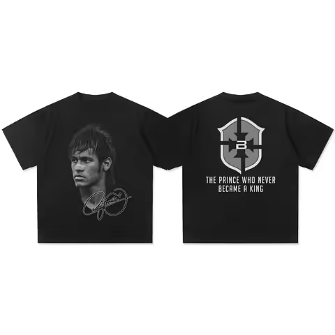 Cristiano Ronaldo Neymar Football Casual T-shirt Men's and Women's Luxury Brand