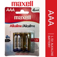 Maxell AAA 1.5V Alkaline Battery (4pcs) Card LR3 / LR03