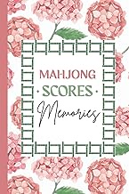 Mahjong Scores & Memories: Score Tracker Notebook with Hydrangea Design: 120 Pages | 6 x 9 Score Boo