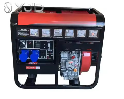 Mini 5KW 5KVA 6KW 6KVA Portable Generator Set Single 1 Phase Electric Motor Power Inverter Open Fram