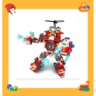 SEMBO BLOCK MECHA OF STEEL 603062 8IN1 BUILDING BLOCK