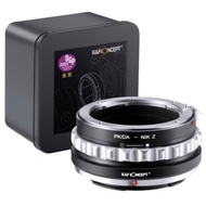 K&F Lens Adapter Pentax K PK A DA Mount to Body Nikon Z PK/DA - NikonZ | SKU 1.027.0275 - KF06.491