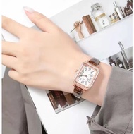 fossil watch for women NECK watch 007 Woman Fashion Diamond Roman Square Belt Quartz Watch