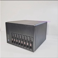 8 Bays NAS M-ATX Storage Server Case Chassis support 4 Low-Profile PCIE Slot  1U PSU