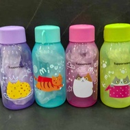 16 Jenis: Tupperware Flip Top Slim Eco Bottle 310ml /Miao Miao Kitty 350ml/ botol Xmas snowman 350ml