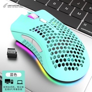 K-Snake BM600 Wireless Game RGB Mouse Silent Hollow-out Rechargeable Gaming Mouse Backlit Light Game