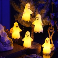GANTUNGAN CUTE LED HALLOWEEN LIGHTS LED GHOST LIGHTS HALLOWEEN LANTERN LED GHOST KEYCHAIN DECORATION