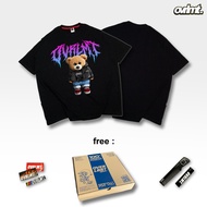 OVERLIMIT TEDDY METAL OVERSIZE T-SHIRT | Oversized T-Shirt | STREETWEAR STREETWEAR