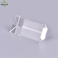 30*30*60mm Triangular Prism BK7 Optical Prisms Glass Physics Teaching Refracted