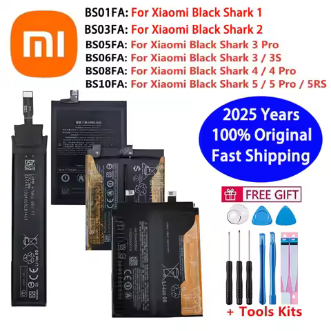 BS06FA BS03FA BS05FA Battery For Xiaomi Black Shark BlackShark BS08FA BS10FA 1 2 3S 3 4 5 Pro 3Pro 4