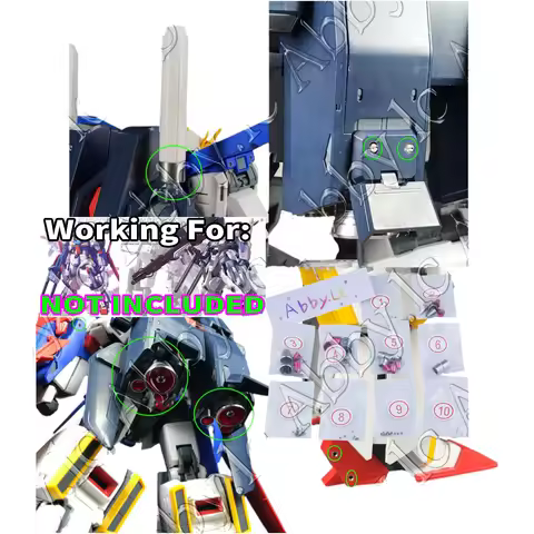 for MG 1/100 ZZ FAZZ ver. Ka Model Metal Detail Up Add-on Parts Thrusters Set MSZ-010 FA-010-A Maste