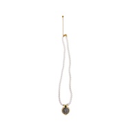 EK Collection Bunny Statement Pearl Chain Gold