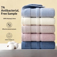7A Antibacterial Pure Cotton Household Absorbent Face Towel Thickened Xinjiang Cotton Soft Skin-Frie