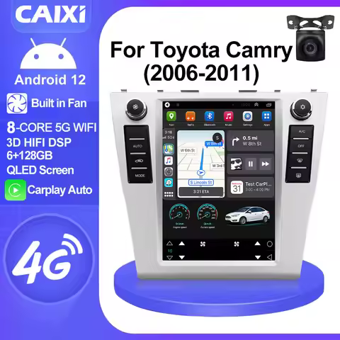 CAIXI GX9 GPS Navigation For Toyota Camry 6 XV 40 50 2006-2011 Car Radio Multimedia Player 2 Din Ste