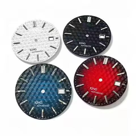33mm NH35 dial, original mechanical dial, King series S dial, suitable for Seiko modification
