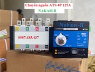Chuyển nguồn ATS 100A 3 pha 4 cực - cầu dao đảo chiều tự động 4P 125A Nakasi-II