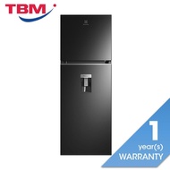 [Klang Valley Delivery Only] Electrolux ETB 3440K-H 2 Doors Fridge Inverter Taste Seal G331L Black