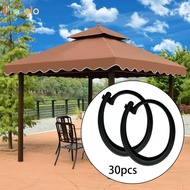 [Predolo] Gazebo Curtain Hooks, Gazebo Accessories, Easy-to-install Rail Hooks, Black, for Garden/te