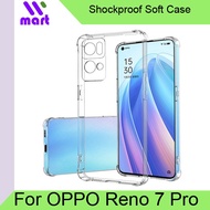 OPPO Reno7 5G / OPPO Reno 7 Pro 5G / OPPO Reno7 Z 5G Transparent Shockproof Soft Case / Protective Cover