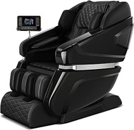 Fashionable Simplicity Professional Massage And Relax Chair 3D Surround Sound - Air Massagers - Zero Gravity - Heat Massage In The Back Multifunction smart massage (Color : Black)
