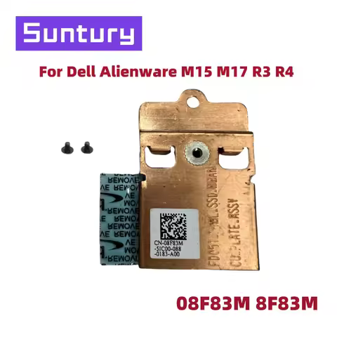 Original For Dell Alienware M15 M17 R3 R4 laptop M.2 NVME 2230 SSD-3 08F83M 8F83M Heatsink Plate