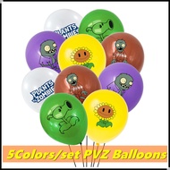 5Pcs/set ❤ Game Plants vs. Zombies Balloons ❤ 12inch Cartoon Latex Balloons Party Decoration Happy B