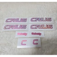 CRIUS Logo Sticker For [Velocity & Master D]