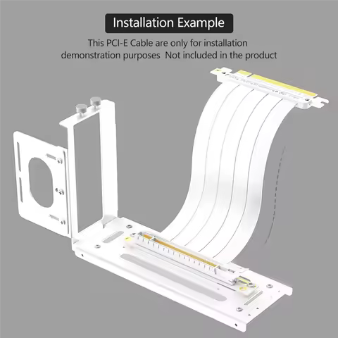 Vertical GPU Mount Bracket, 2 Slots Graphics Card Steering Holder With Hardware, EGPU Dock, External