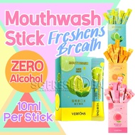 Portable Mouthwash Stick Disposable Travel Sachet Mouth Wash Spray Gargle Bad Breath Rinse Freshener Kids Friendly BOP