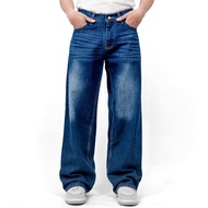 Gizmo - Wide Leg Jeans Wisker Wide Gombrong Skena Biowash Skena men's loose fit jumbo coolBIG Denim 