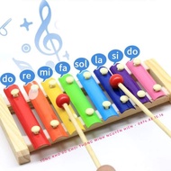 8 BAR WOODEN MUSIC TOY