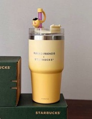 STARBUCKS X KAKAO FRIENDS 春植造型雙飲大容量不鏽鋼保溫吸管杯|