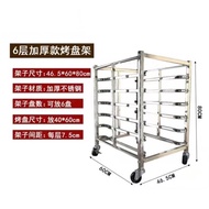 6 Tier baking tray rack trolley multi-layer hotel commercial Trolley Storage ( 60x40cm)