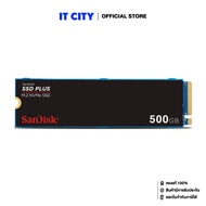 SANDISK PLUS 500GB SSD M.2 NVMe 2280 PCIe 3 (ประกัน 3 ปี) MS6-000234