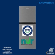 SKYWORTH TERRA SERIES INVERTER 2 DOORS REFRIGERATOR