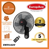 Europace 16" Wall Fan with Remote (EWF 6162V)