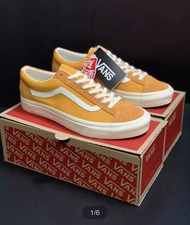 Vans Old Skool Style 36 Sunflower Yellow Mustard (size36-44)สี เหลือง คาดขาว