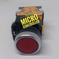 MERAH Push Button EWIG EA38-11 Flat Buttton Switch 22mm 10A AC 660V.- Red