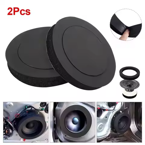 1/2Pcs 6.5 Inch Size Car Speaker Foam Ring 19.5cm Diameter 14cm Inner Diameter Car Door Audio Cushio