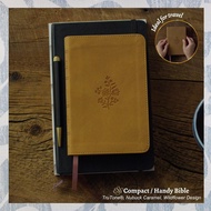 ESV Compact Bible TruTone, Nubuck Caramel, Wildflower Design