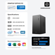 [NEW] OVERCLOCKED STARTUP OFFICE PC PACKAGE - ( INTEL CORE I5 12th Gen / INTEL UHD / 8GB RAM / 500GB