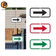 [prettyia] Arrow Sign Reflecting Characters Interior Reflecting Directional Sign Traffic Indicator P