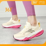 [3-10KM+] 【361 Degrees】 Fierce 4.0 Women Running Shoes Shock Absorption Soft Sneakers 682422223