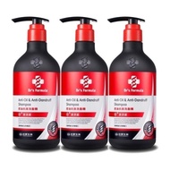 【台塑生醫 Dr’s Formula】控油抗屑洗髮精升級版(激涼款)三代580gx3入