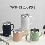 Ins Style 304 Stainless Steel Coffee Cup Portable Insulated Water Cup Stainless Steel Cup Sealed wit