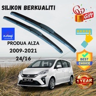 wiper kereta Produa Alza 2009-2021 wiper silicone viper silikon vaper