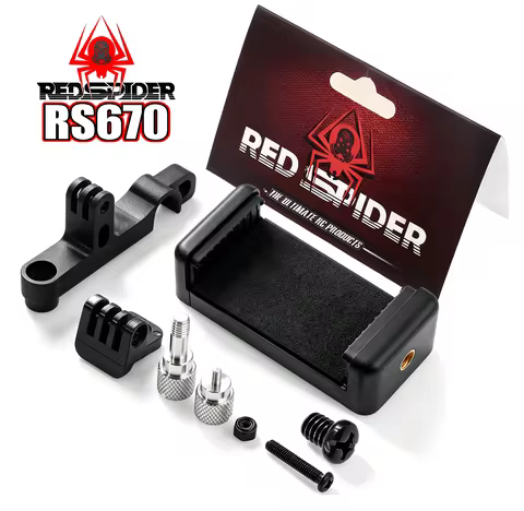 RED SPIDER 1Pcs RC Phone Holder Bracket Mobile Mount Adjustable Stand For Flysky FS-i6S FS I6S Radio
